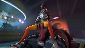 La Rencontre Passionnée De Tracer Et Roadhog Dans Overwatch: Animated And Sound