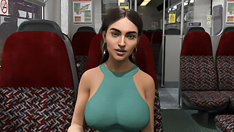 Encuentro Caliente En El Tren Con Una Sexy Chica India - Parte 1